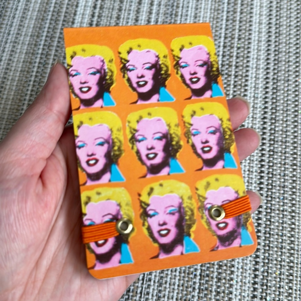 Marilyn Monroe Bundle Andy Warhol notepad + Film Note cards + Pen - Picture 7 of 13